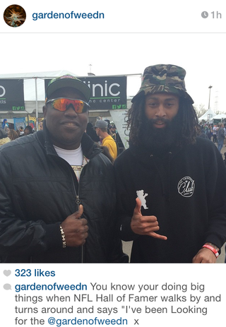 Illustration for article titled Warren Sapp Hit the 4/20 Cannabis Cup in Denver
